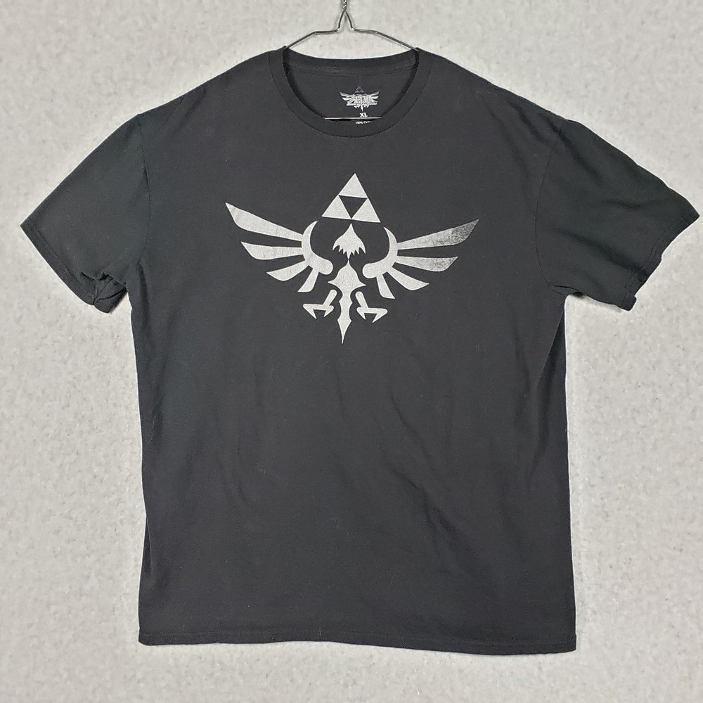 Nintendo Legend‎ of Zelda Twilight Princess Shirt Men XL Black Wingcrest Graphic